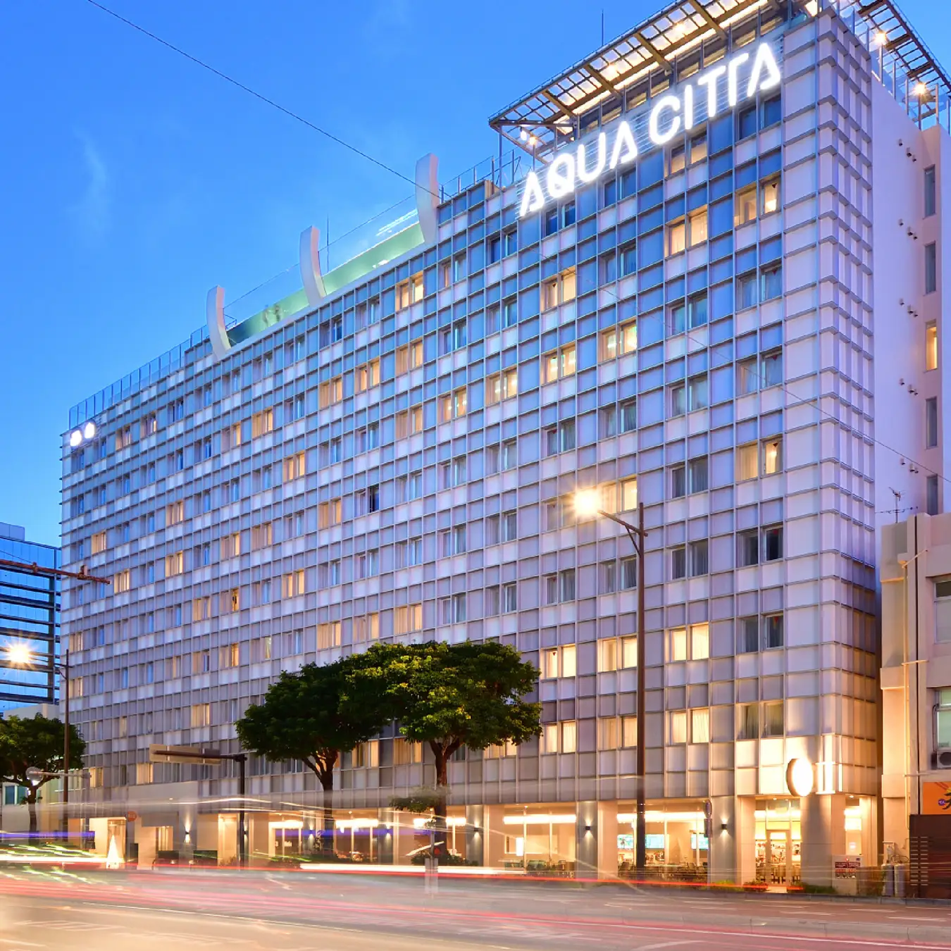 ホテルアクアチッタナハの外観