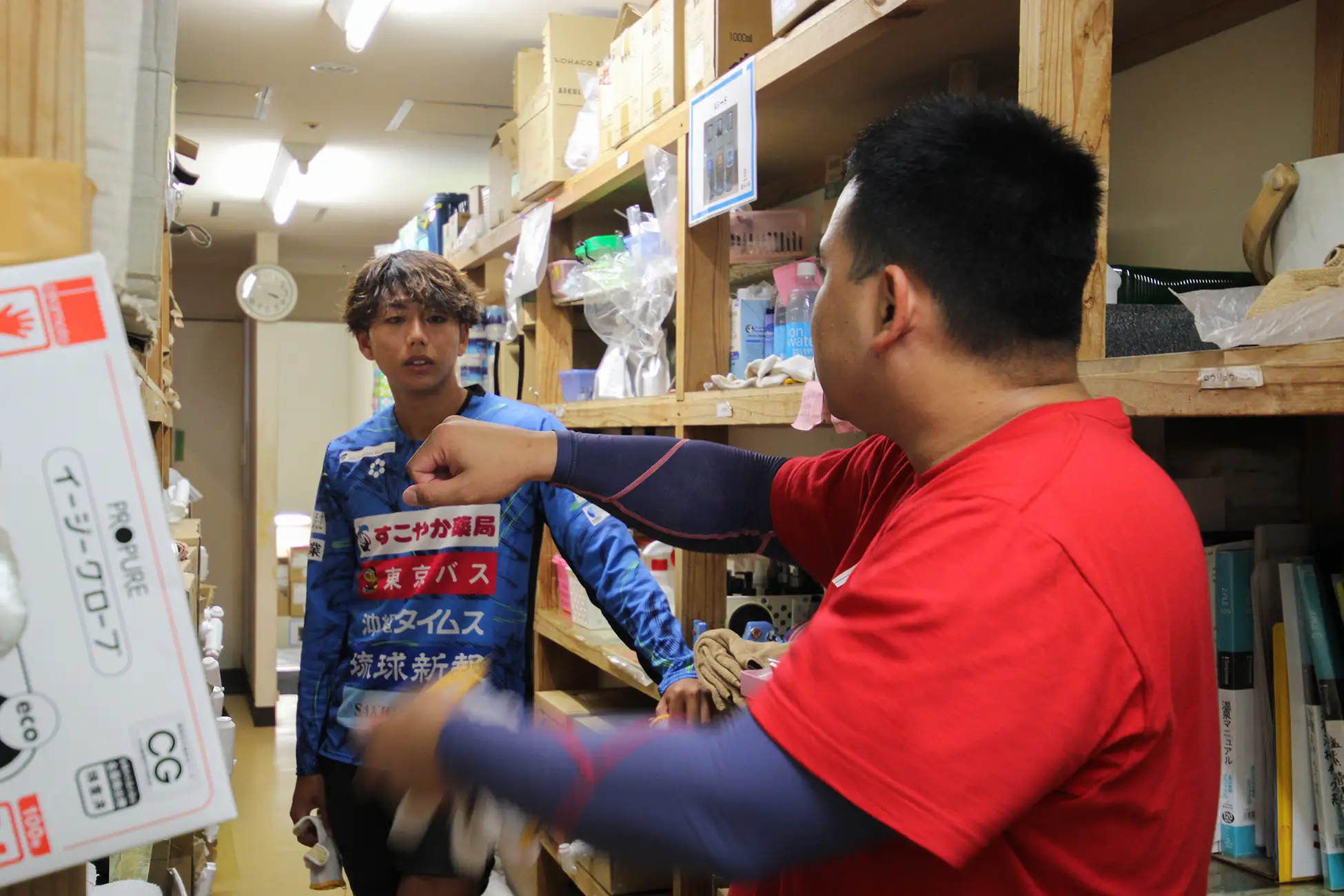 FC琉球選手が送る熱風ロウリュ＆FC琉球ハダシバ