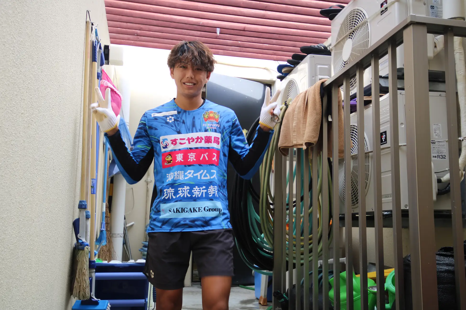 FC琉球選手が送る熱風ロウリュ＆FC琉球ハダシバ