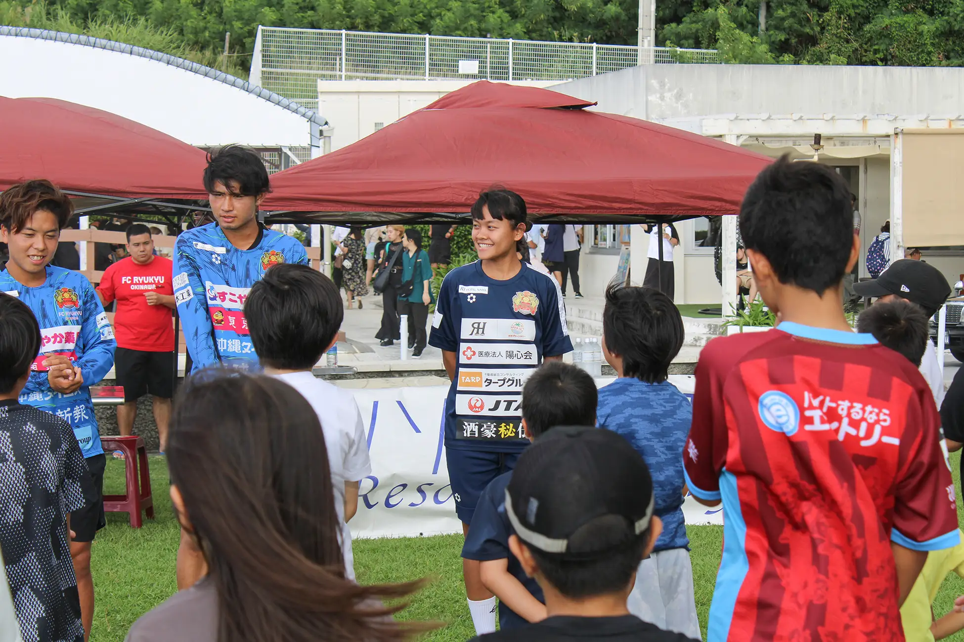 FC琉球選手が送る熱風ロウリュ＆FC琉球ハダシバ