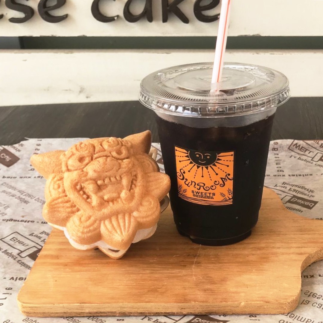 冷え冷えシーサーモナカ大福